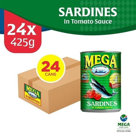 mega sardines picture|Mega Sardines in Tomato Sauce 425g x 24 — megamart.ph.